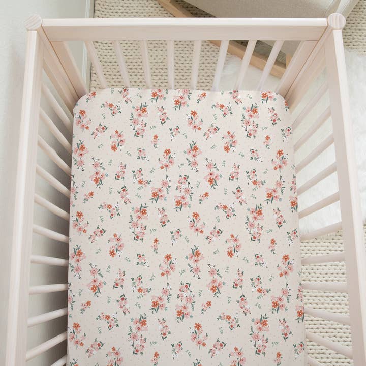 Lily Fitted Sheet for wholesale by Les Bambins