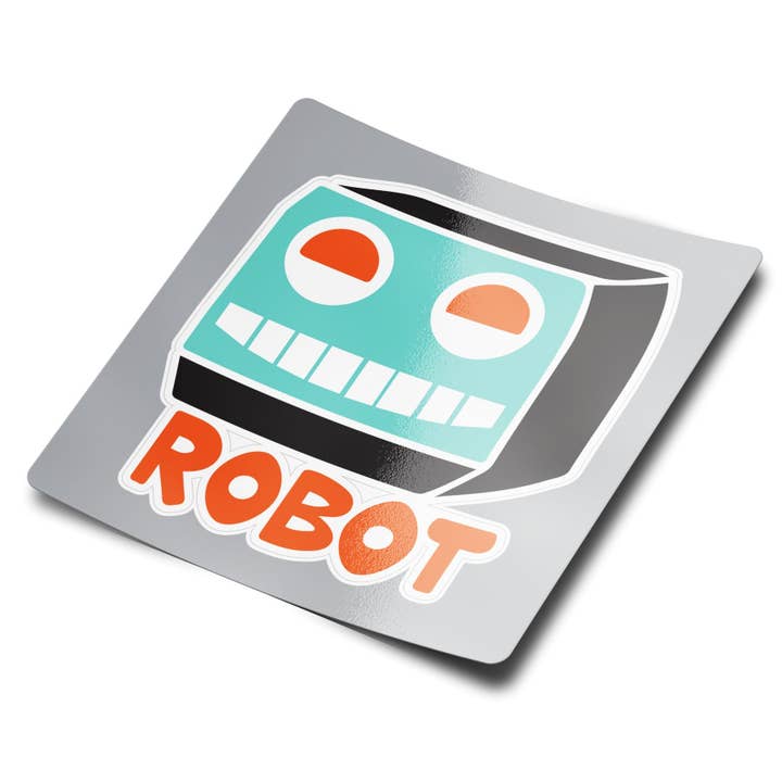 Robot Sticker for wholesale by Bumblebird
