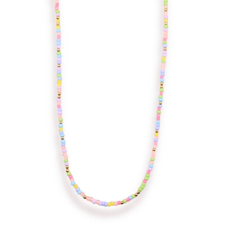 Spring Sprinkle Necklace for wholesale by Beaded Blondes
