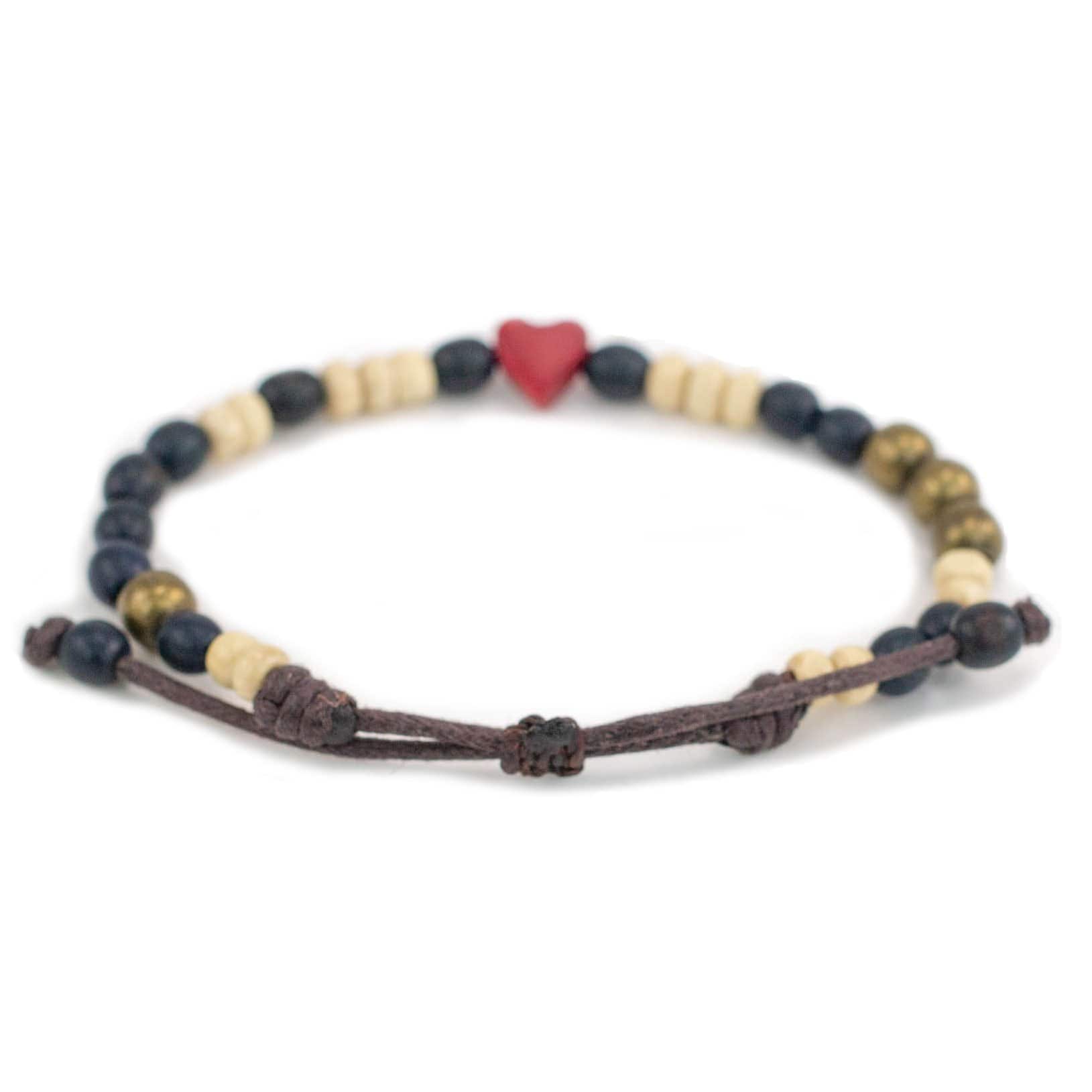 Love Is Project - Wholesale Beaded Bracelet - Tagua Heart Bracelet4