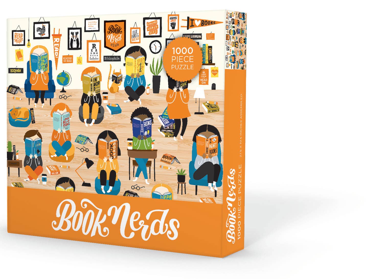 Gibbs Smith - Wholesale Puzzle - Adult - Book Nerds Puzzle