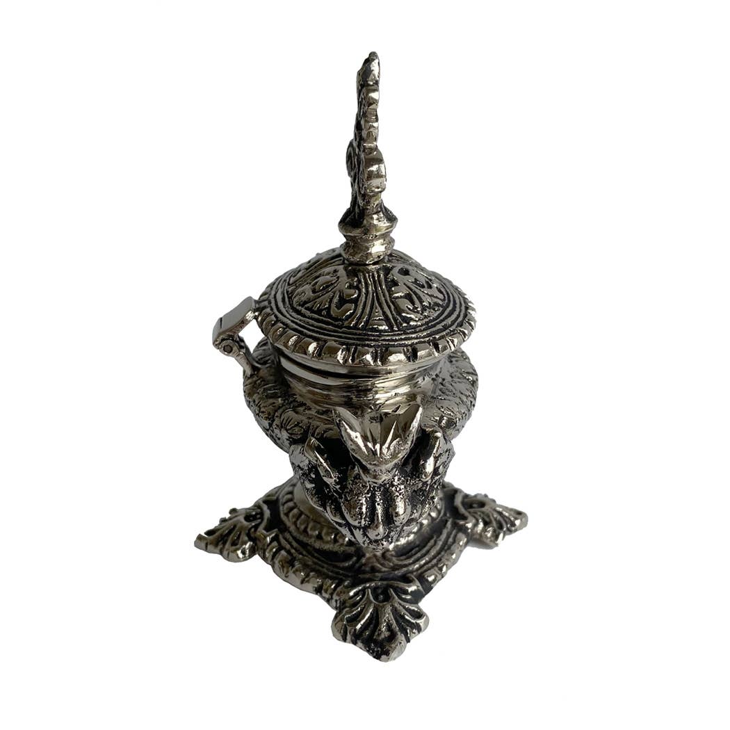 Madison Bay Co. - Historical Home Decor Reproductions - Wholesale Decorative Tabletop Object - Dragon Vintage Inkwell with Removable Ink Cup, 4-1/2”2