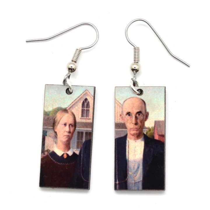 Dunitz & Company - Wholesale Dangle Earrings - Famous Art Paintings Dangle Earrings - Ships Assorted10
