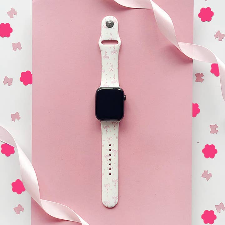 Dainty Bows Apple Watch Strap for wholesale by Coconut Lane