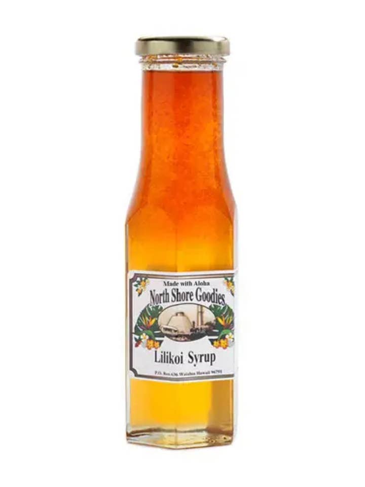 Lilikoi Syrup for wholesale by North Shore Goodies