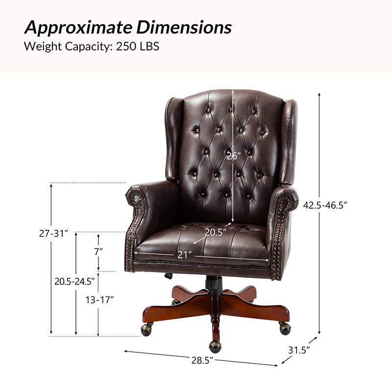 Karat Home - Wholesale Chair - Amadeo Executive Chair3