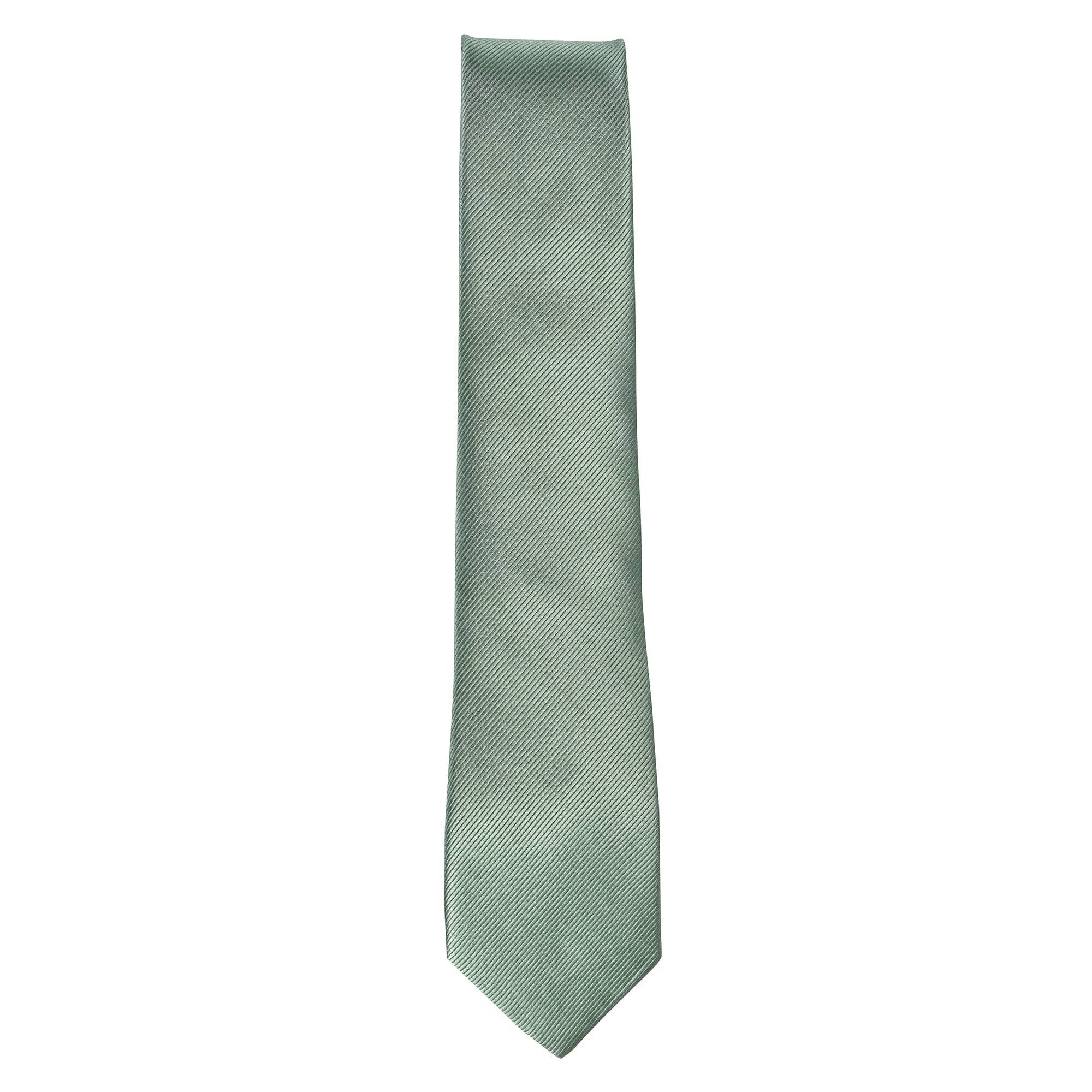 No Cold Feet - Wholesale Necktie - Men's - Sage Green Silk Ties2