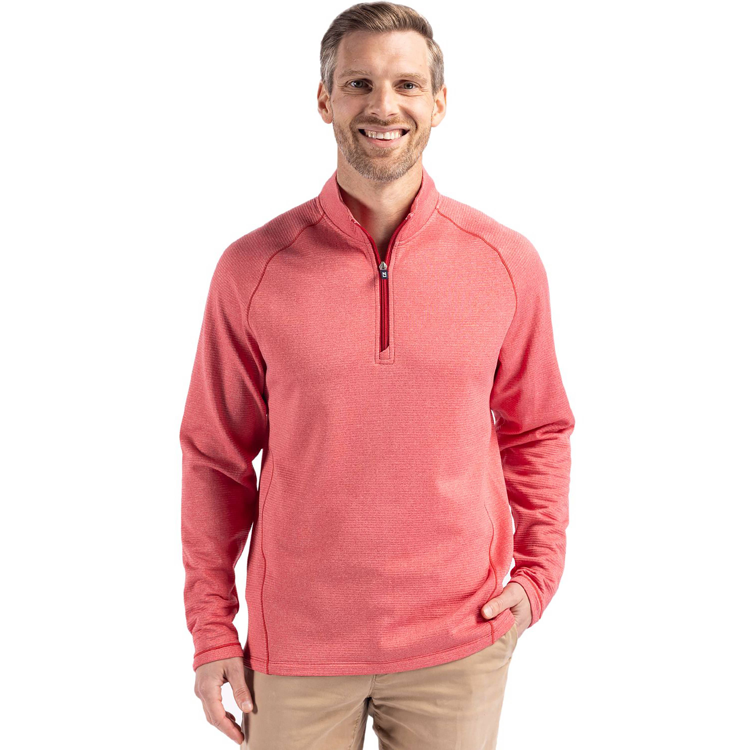 Cutter & Buck - Wholesale Sweatshirt - Men's - Cutter & Buck Peshastin Eco Mens Half Zip Pullover6