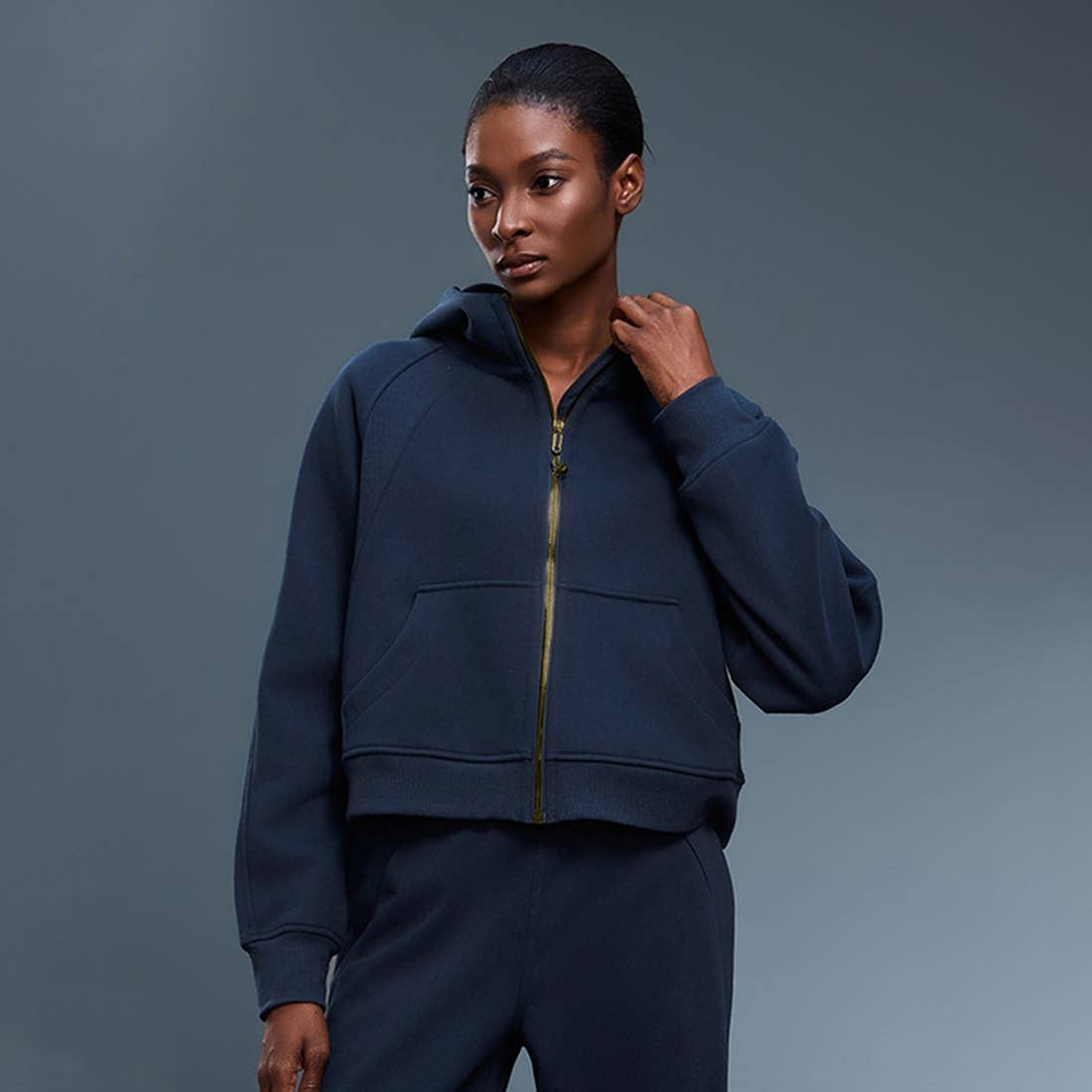 Sodalemon - Vendita all'ingrosso Felpa con cappuccio - Donna - Felpa con Cappuccio da Donna Foderata in Pile con Zip Calda e Ampia Casual per Sport5