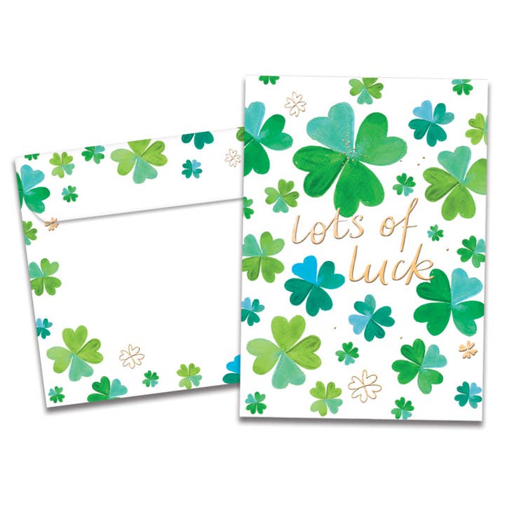 Shamrock Luck Good Luck 6 Pack 22486 for wholesale by Tree-Free Greetings