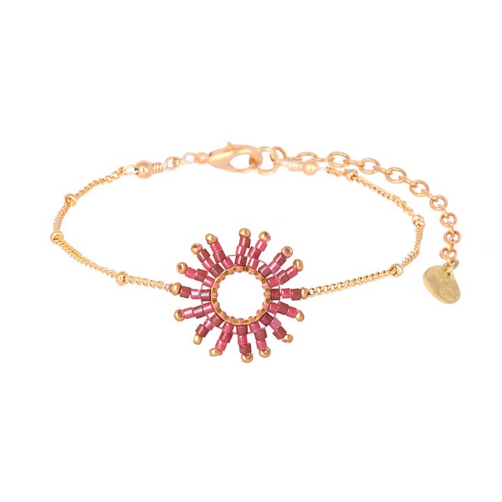 Fringe Sun Coral Bracelet for wholesale by Mishky