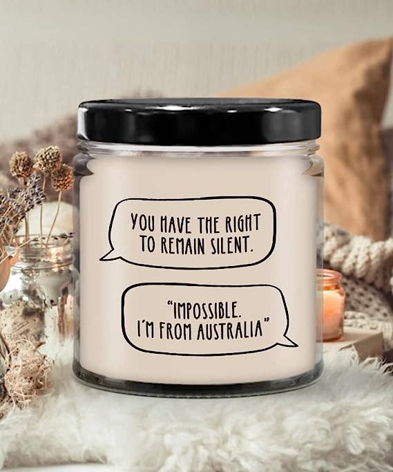 CustomHappy - Vente Bougie en bocal - Bougie australienne, cadeau pour amoureux de l'Australie0