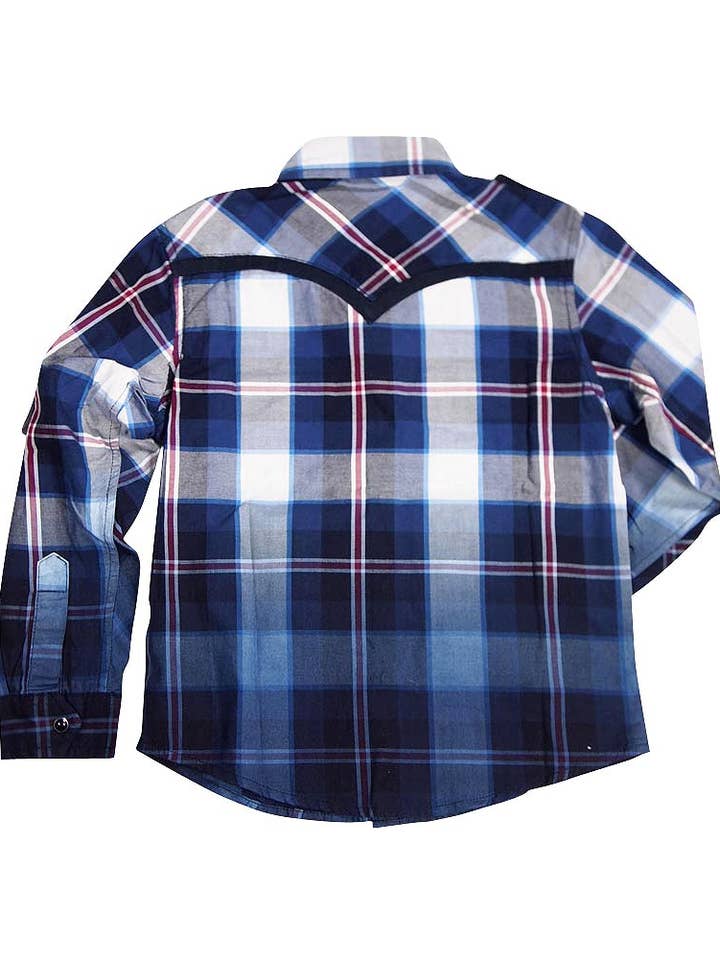 Eastern Off Price - Wholesale Button Down Shirt - Kids - Smash Boys Cowboy Western Style Long Sleeve Button Shirt5