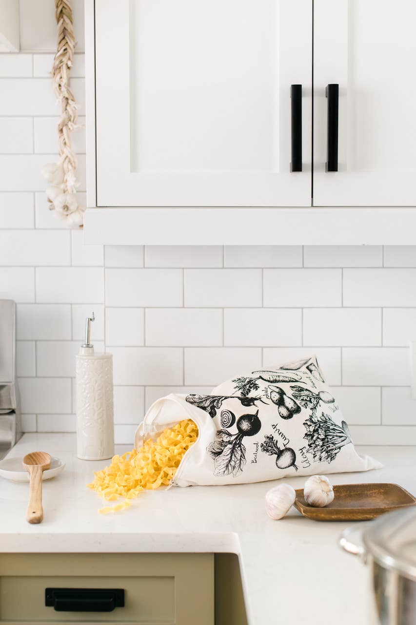 Your Green Kitchen - Wholesale Food Storage Wrap/Bag - Reusable bag /Root Vegetable Zipper bag/Large1