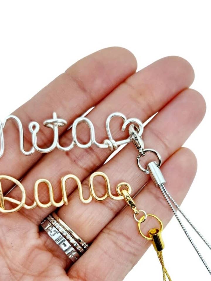 Custom Name Phone charm for wholesale by Dina Loves Wire