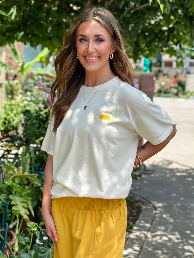 Ivory Fear Not Tee for wholesale on Faire1