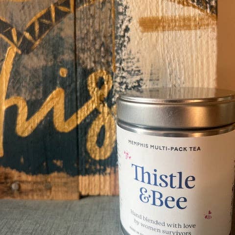 Memphis Multi Pack Tea Tin for wholesale by Thistle & Bee Enterprises