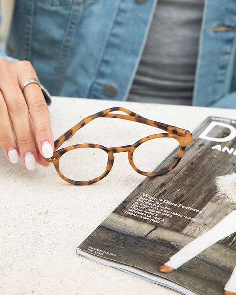 Blue Planet Eco-Eyewear - Wholesale Eyeglasses - Women's - BP20842 Logan -  Soft Honey Tort - Blue Light Filtering Lens4