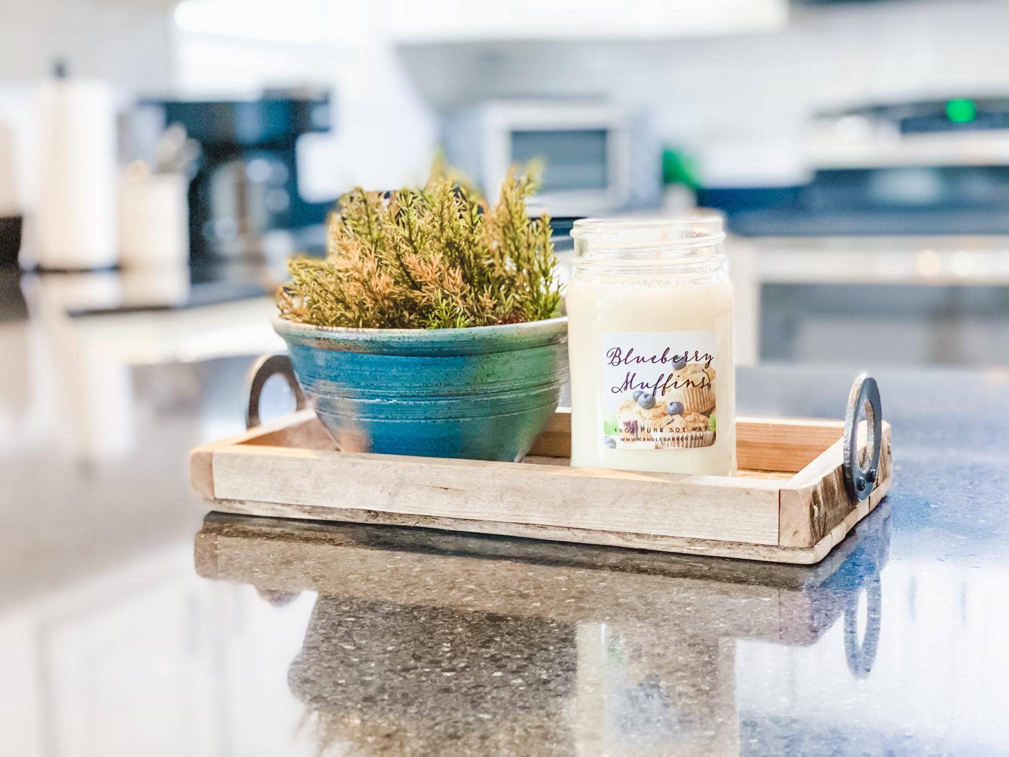 Timber Oak Candles - Wholesale Jar/Filled Candle - BLUEBERRY MUFFINS | 16oz Mason Jar | 100% Pure Soy Candles3
