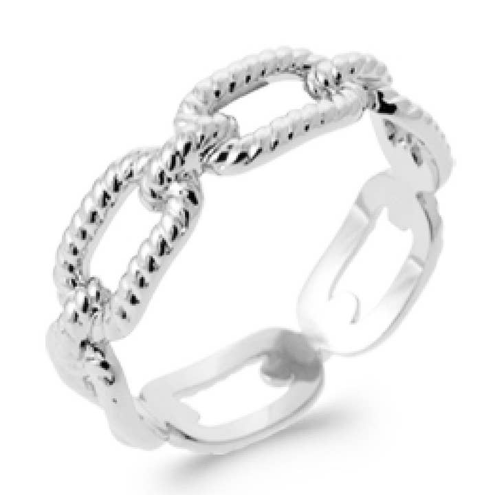Noriel .925 Sterling Silver Plated Rhodium Ring for wholesale by Jewelry Private Label