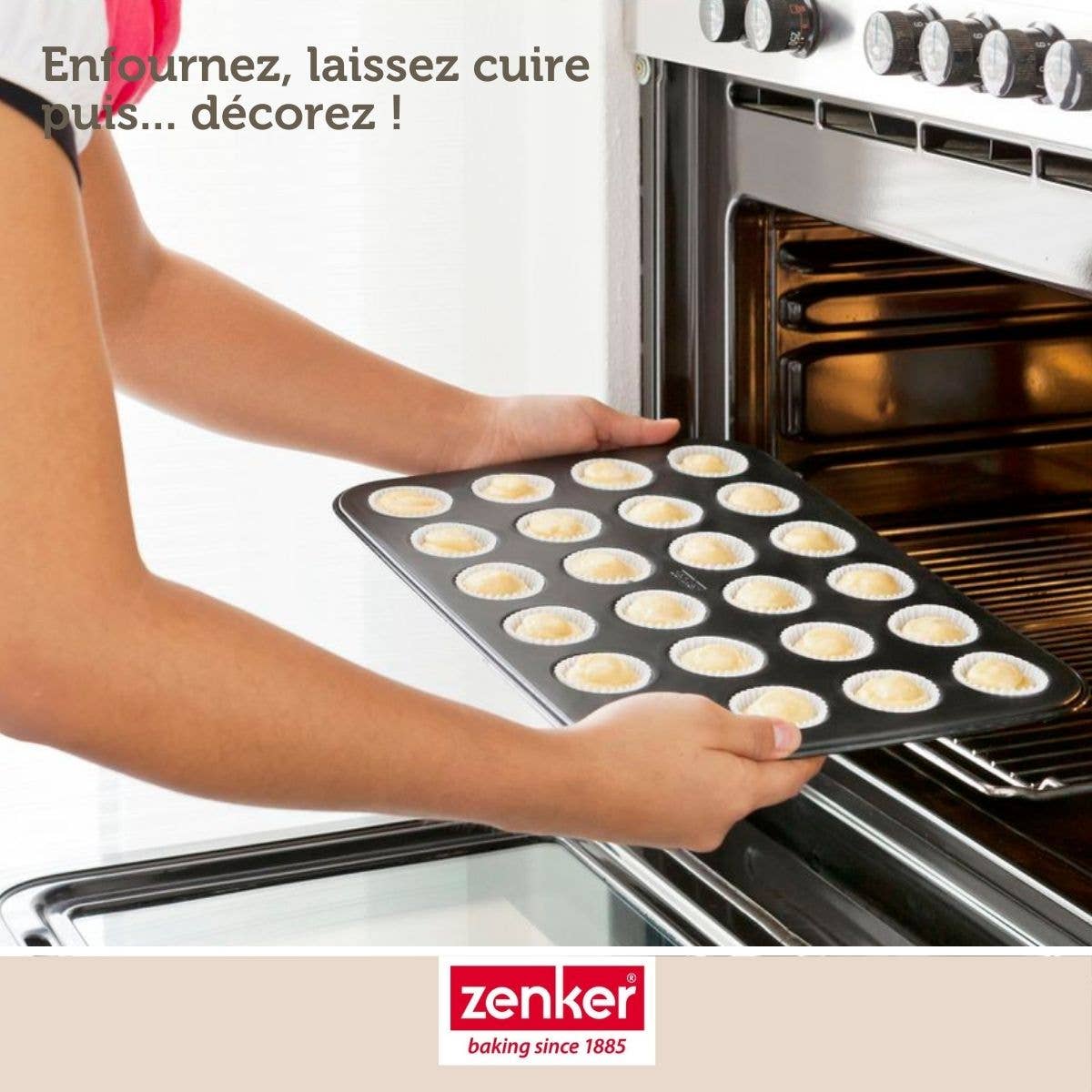 Zenker - Wholesale Cupcake/Muffin Pan - Zenker Black Metallic 24 Muffin Pan5
