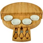 Picnic at Ascot - Venta al por mayor Tablas de quesos - Tabla giratoria para charcutería con tazones y herramientas de cerámica1