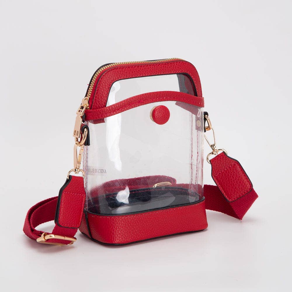 MiMi Wholesale - Wholesale Crossbody Bag - Women's - TG10575 Carly Clear Mini Crossbody Bag19