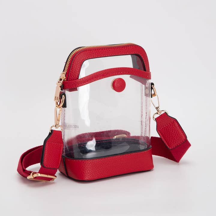 MiMi Wholesale - Wholesale Crossbody Bag - Women's - TG10575 Carly Clear Mini Crossbody Bag19