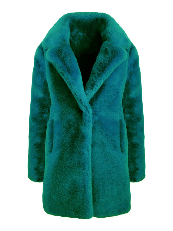 Hilary MacMillan - Vendita all'ingrosso Pelliccia/Pelliccia sintetica - Donna - Corto cappotto teddy in pelliccia sintetica2