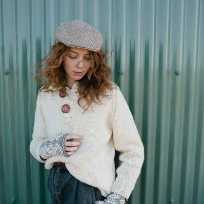 Romney Tawny County Flat Cap - Extra Large for wholesale by Romney Marsh Wools