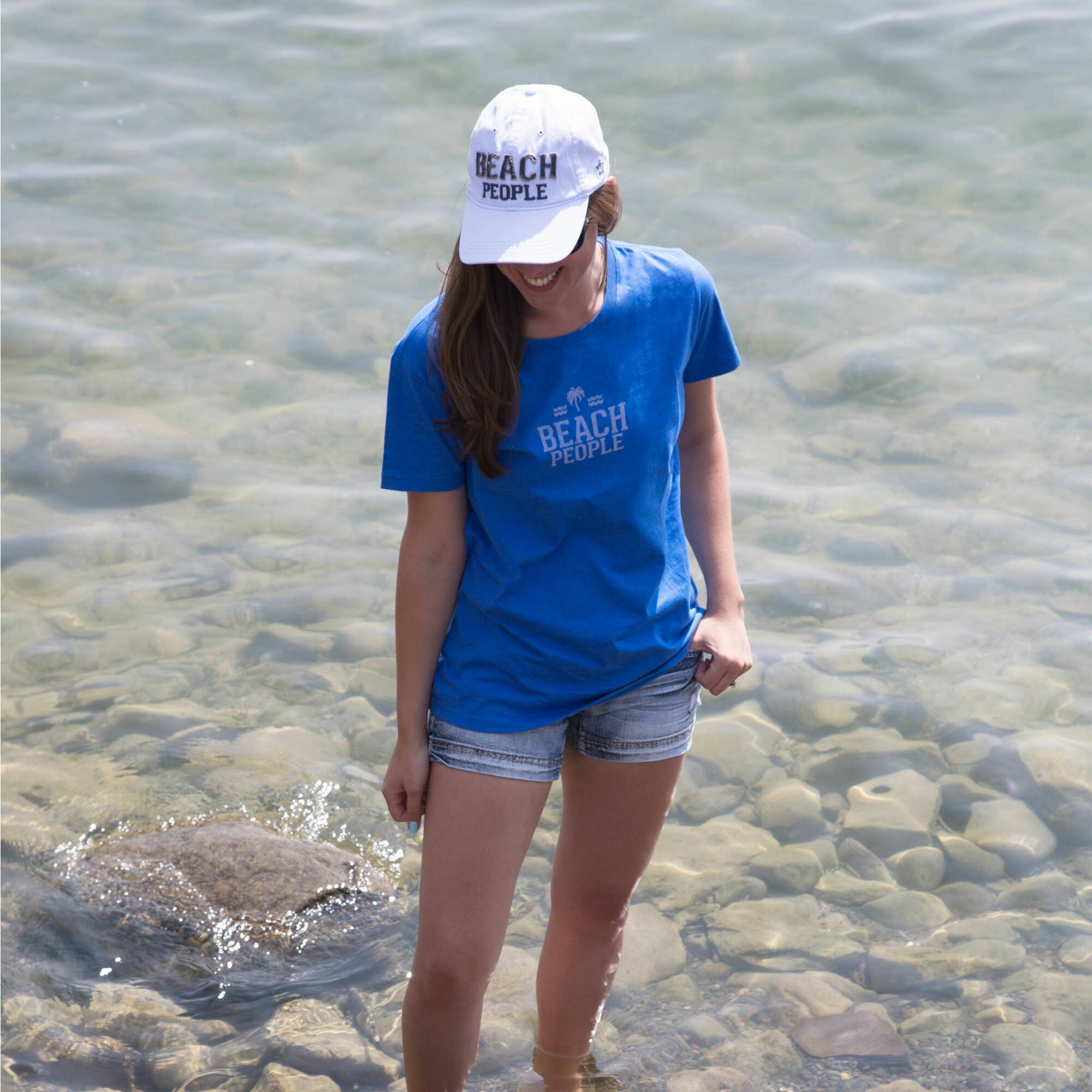 Pavilion - Wholesale Baseball Cap - Unisex - Beach People - White Adjustable Hat1