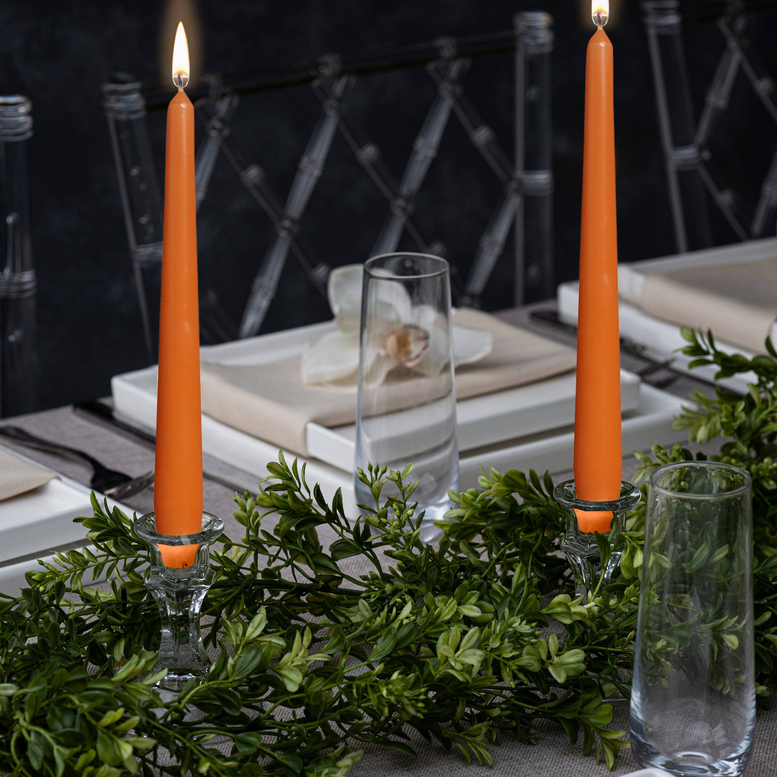 BOLSIUS - Wholesale Taps toelopende kaars/kandelaar - BOLSIUS hoge kegelkaarsen van 25 cm, set van 4 – decoratief, gekleurd, geurloos36