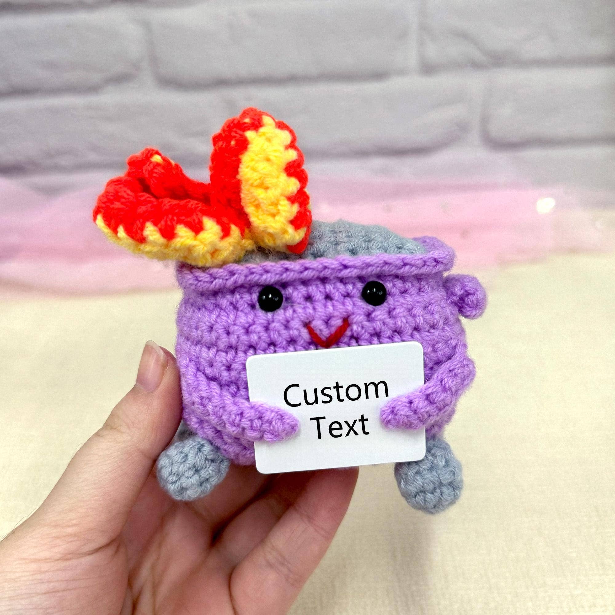 TOMOPOD LLC - Wholesale Stuffed/Plush Toy - Kids & Baby - Crochet Emotional Support For Trash Cans/Bombs/Sunflower4