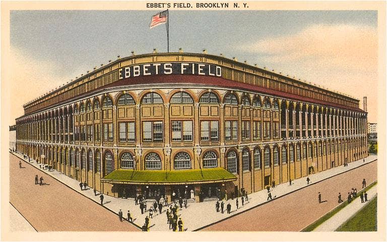 Found Image Press - Wholesale Postcard - Postcard AS-54 Ebbet's Field, Brooklyn, New York0