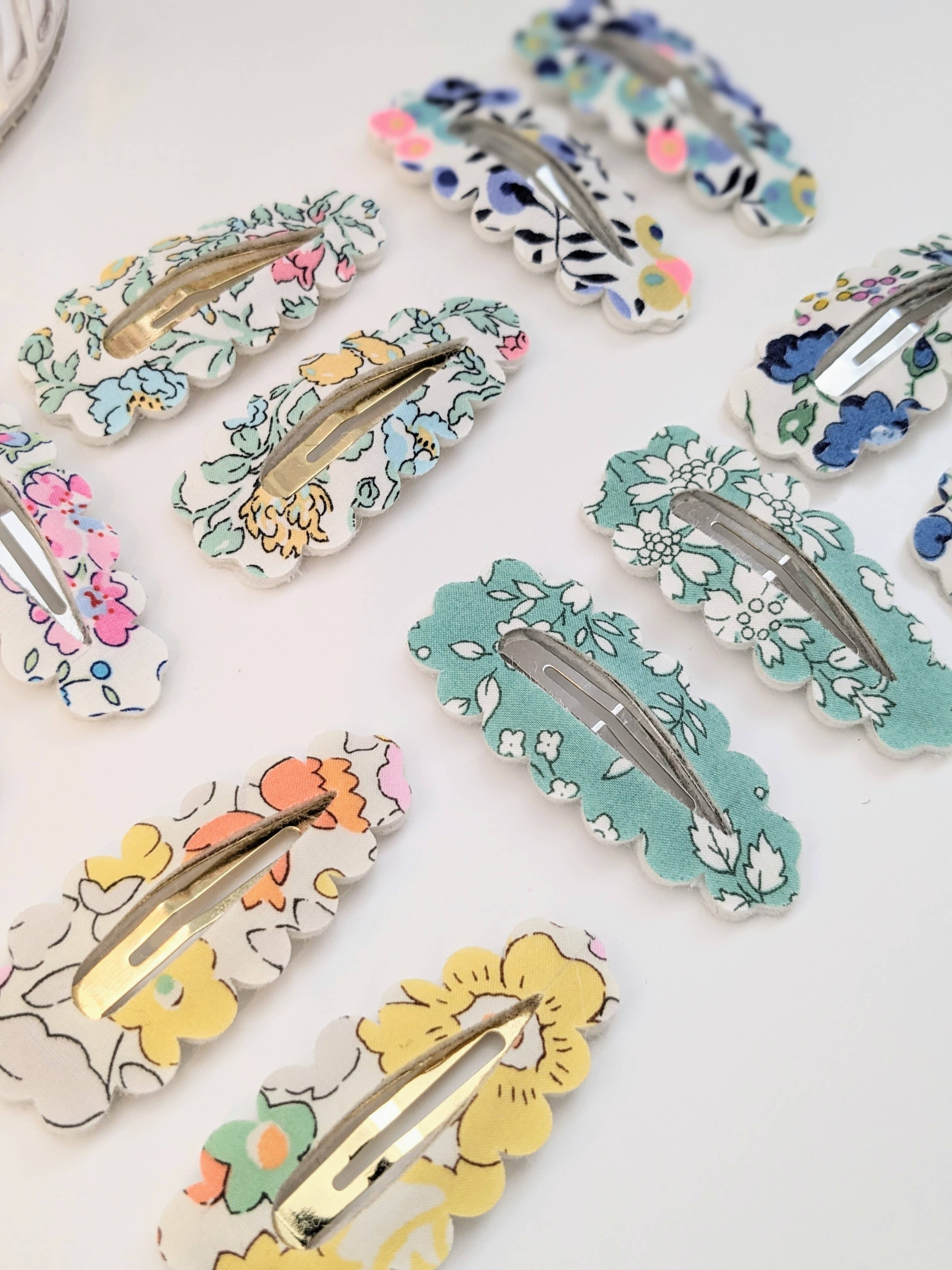 The Blossom Tree House - Wholesale Hair Clip - Kids - Liberty of London fabric hair clips- Spring collection3