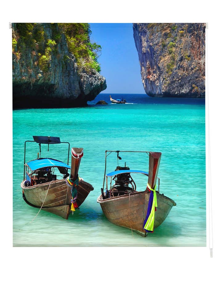 Estor Enrollable Transucido Estampado Paisajes para venta al por mayor de ZEBRA TEXTIL, SL