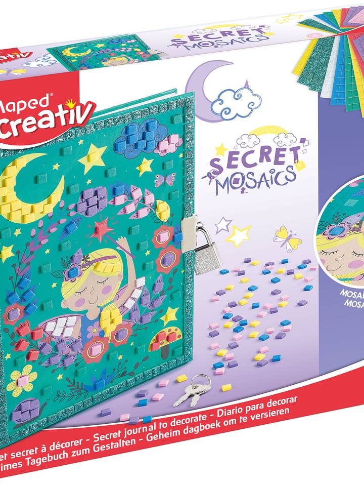 Kreativ-Set Secret Mosaics - Tagebuch für den Großhandel von Maped Deutschland GmbH