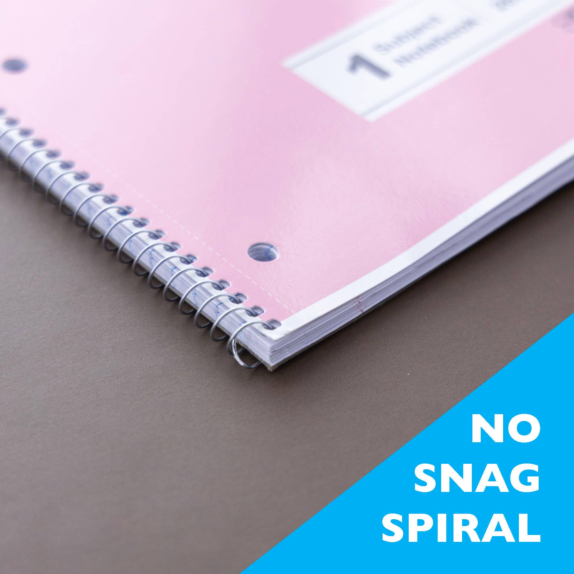 BAZIC Products - Vente Cahiers - Cahier à spirale pastel 1 sujet W/R 70 Ct.3