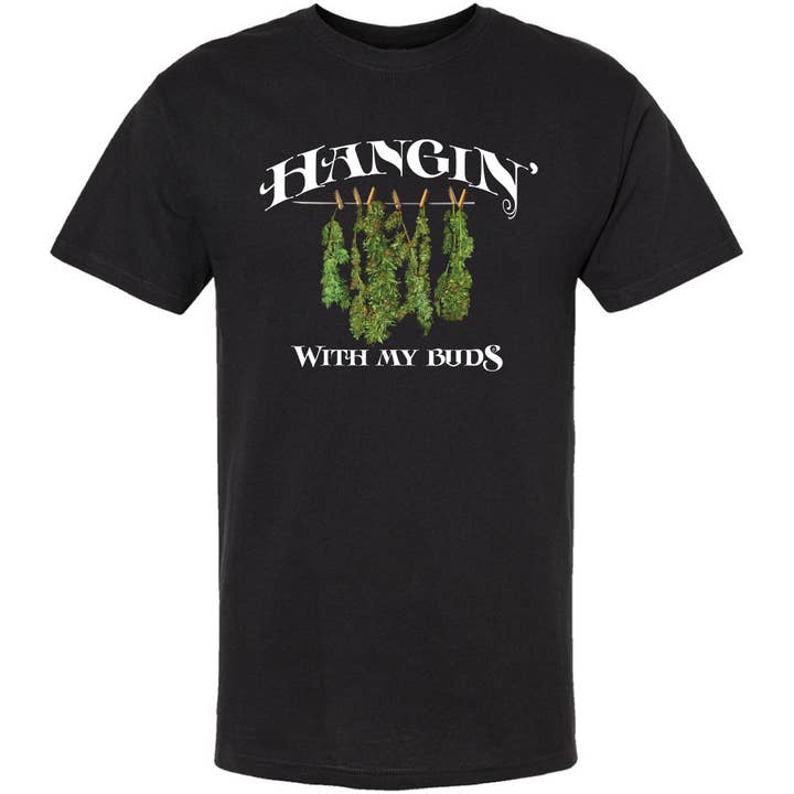 T-Shirt Hangin' Buds por atacado de Jailbird Designs