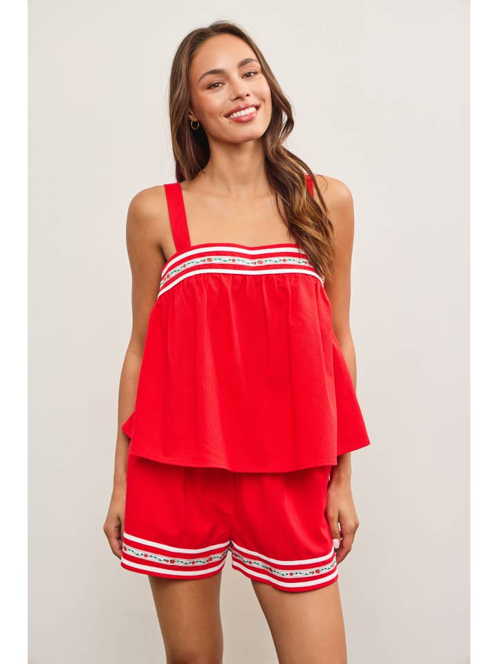 Mustard Seed - Wholesale Blouse - Women's - BABYDOLL SLEEVELESS TOP