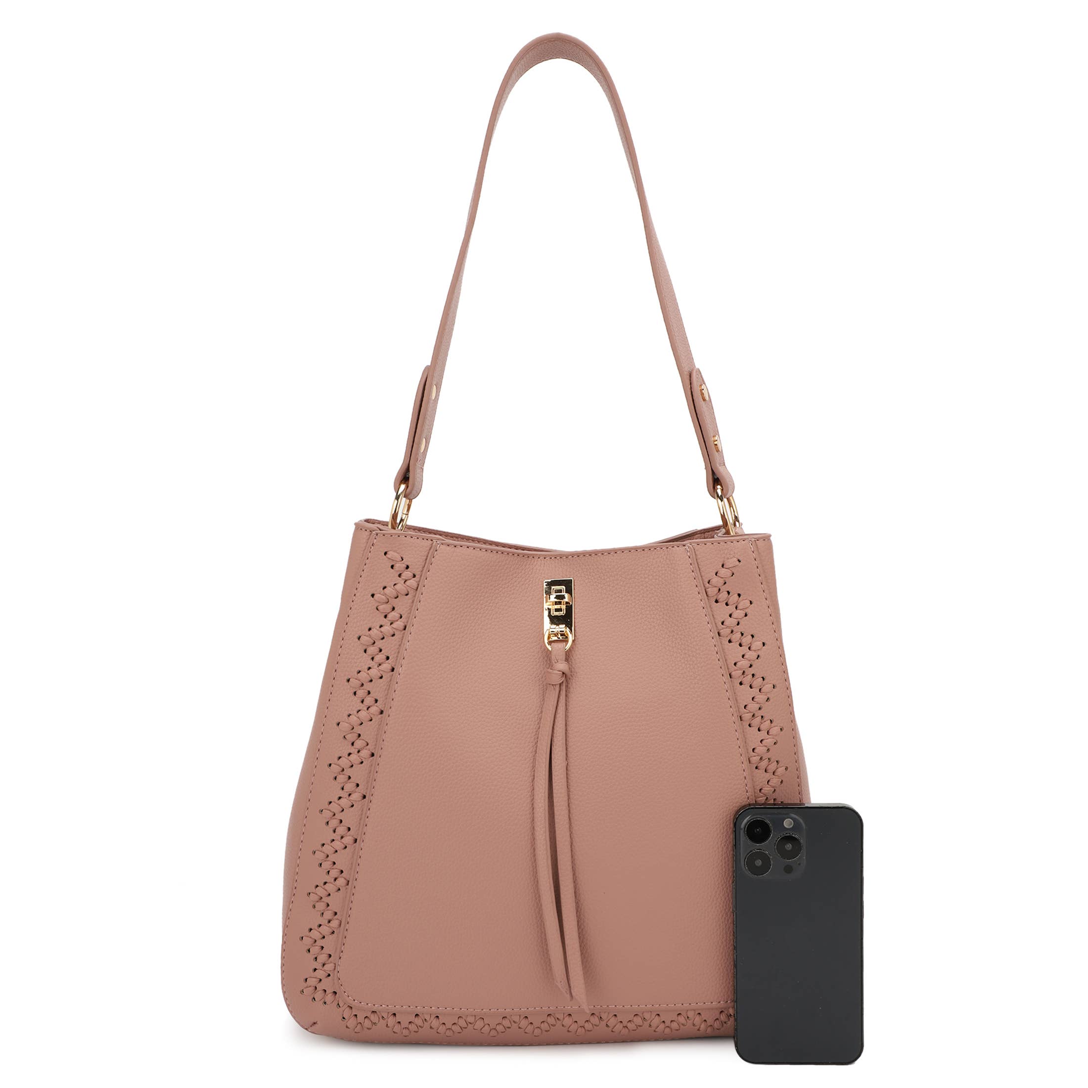 KAYLA+AVA - Wholesale Schoudertas - Dames - JEAN WHIPSTITCH SCHOUDERTAS14