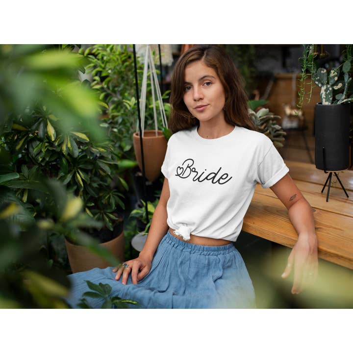 OMMO Designs - Wholesale Screen Printed T-Shirt - Women's - Bridesmaid Shirts, Bachelorette Party Shirts, Bride Squad, Bride Babe T-Shirt, Bridal Party Gifts, Bridal Party Favor Gifts2