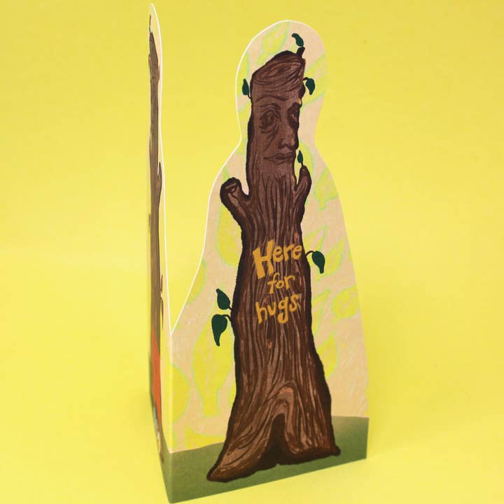 Here For Hugs Greetings Card for wholesale by Ark Colour Design