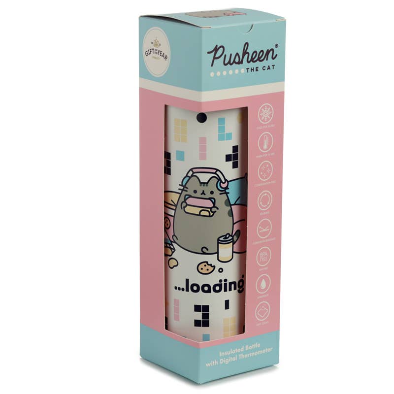 Puckator EU - Wholesale Insulated Mug/Tumbler - Pusheen Cat Gaming Thermal Bottle Digital Thermometer 450ml3