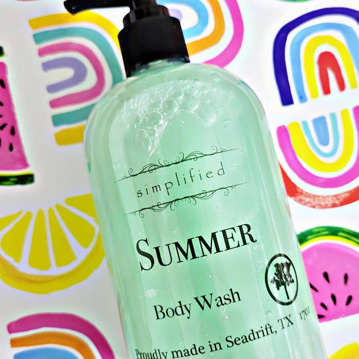Simplified Soap - Wholesale Body Wash/Shower Gel - 17oz Body Wash