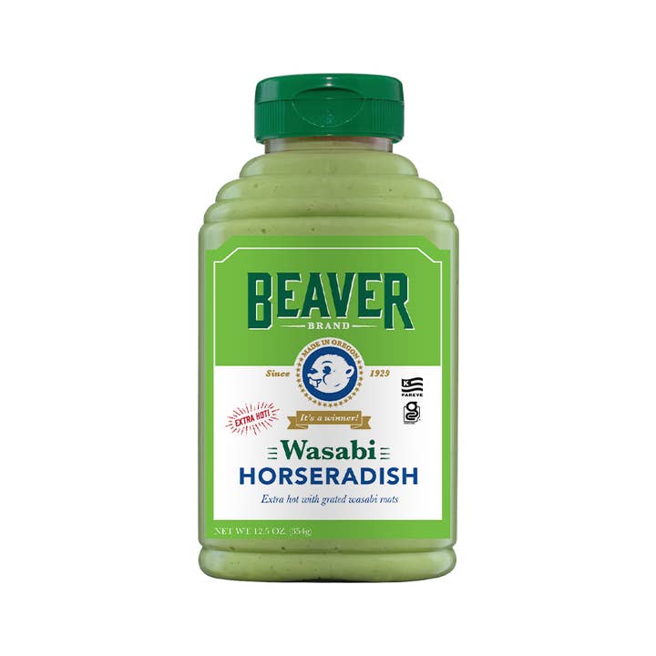 Beaverton Foods - Wholesale Sauce - Beaver Brand Wasabi Horseradish 12.5oz