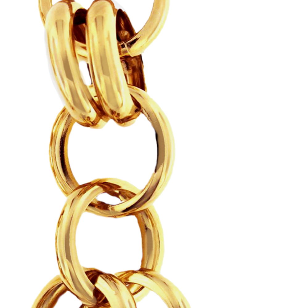 Cavas  gioielli - Wholesale Dangle Earrings - Silver hoop earrings all linked together1