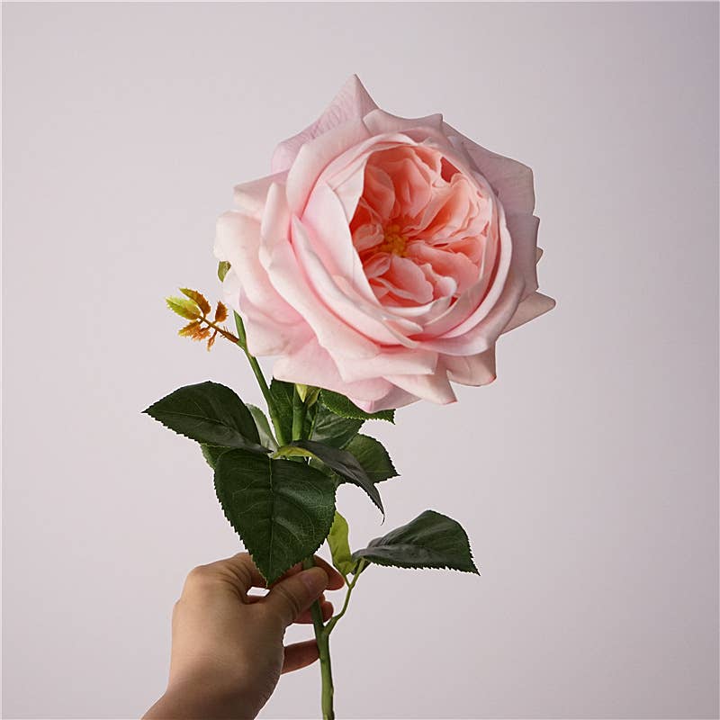 Sweet Home Deco - Wholesale Artificial Flowers - 26‘’T Real Touch Juliet Blooming Rose Spray, Spring Roses2