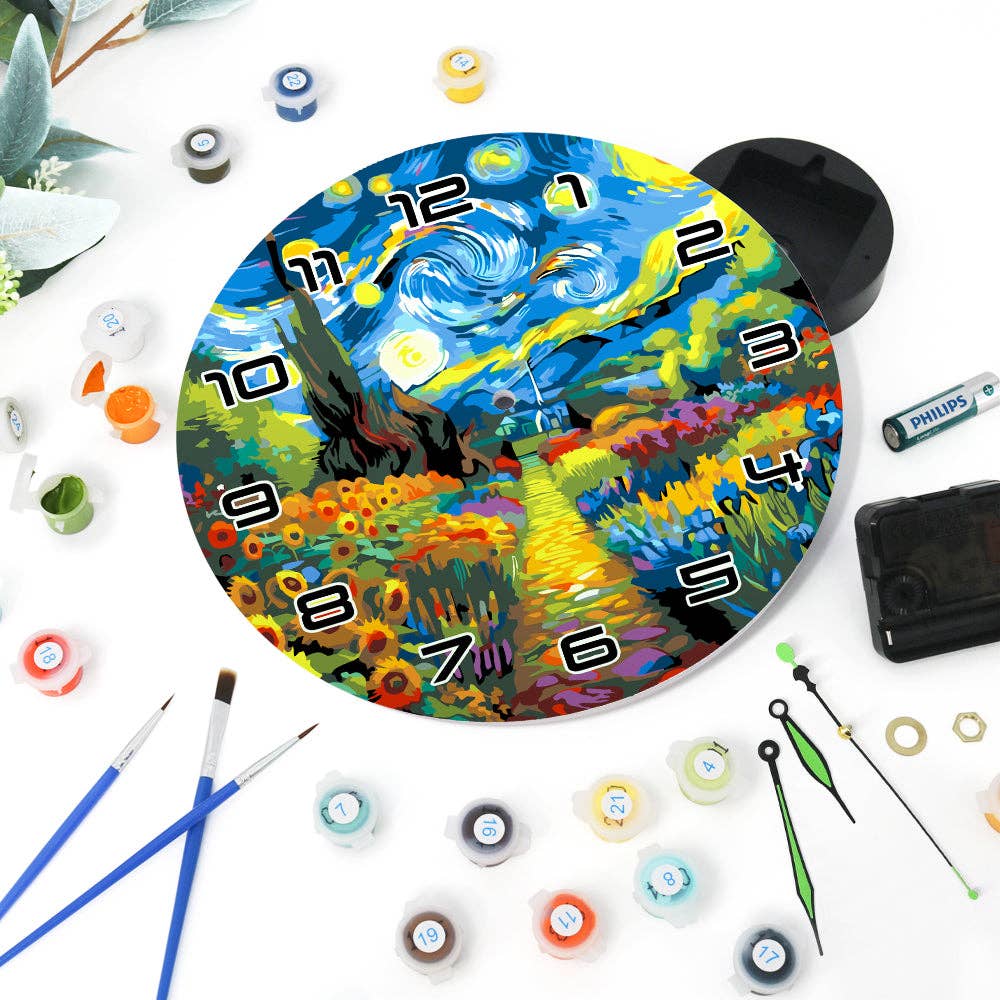 Paint Your Numbers – Engroshandel DIY-hobbysæt – Mal Øjeblikket – Stjernehave Urkit11