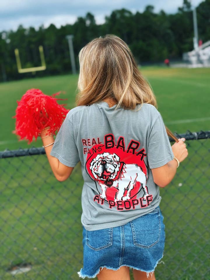 American Graham Apparel - Wholesale Screen Printed T-Shirt - Unisex - Real Fans BARK At People Graphic T-Shirt - American Graham Apparel2